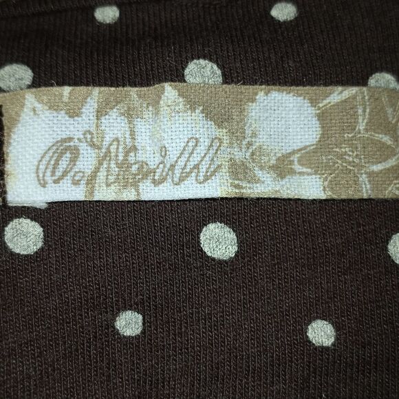 O'NEILL BROWN & CREAM DRESS SZ.M EUC - Picture 7 of 8